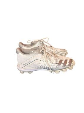 Adidas Youth softball baseball soccer cleats white size 3.5 youth
